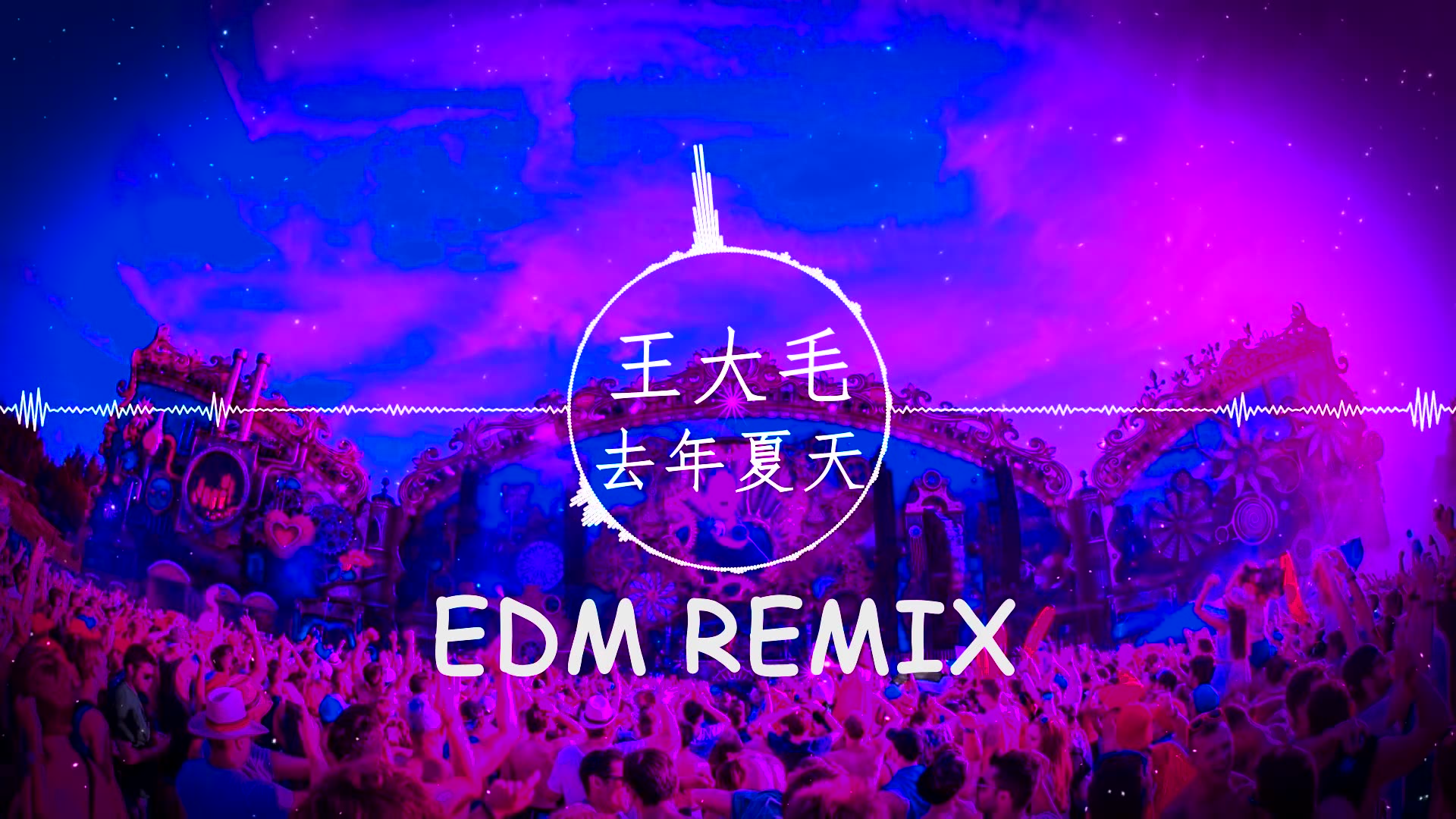 [图]王大毛 【去年夏天】慢摇 EDM Remix (我拿了总会还 你拿了就逃开)