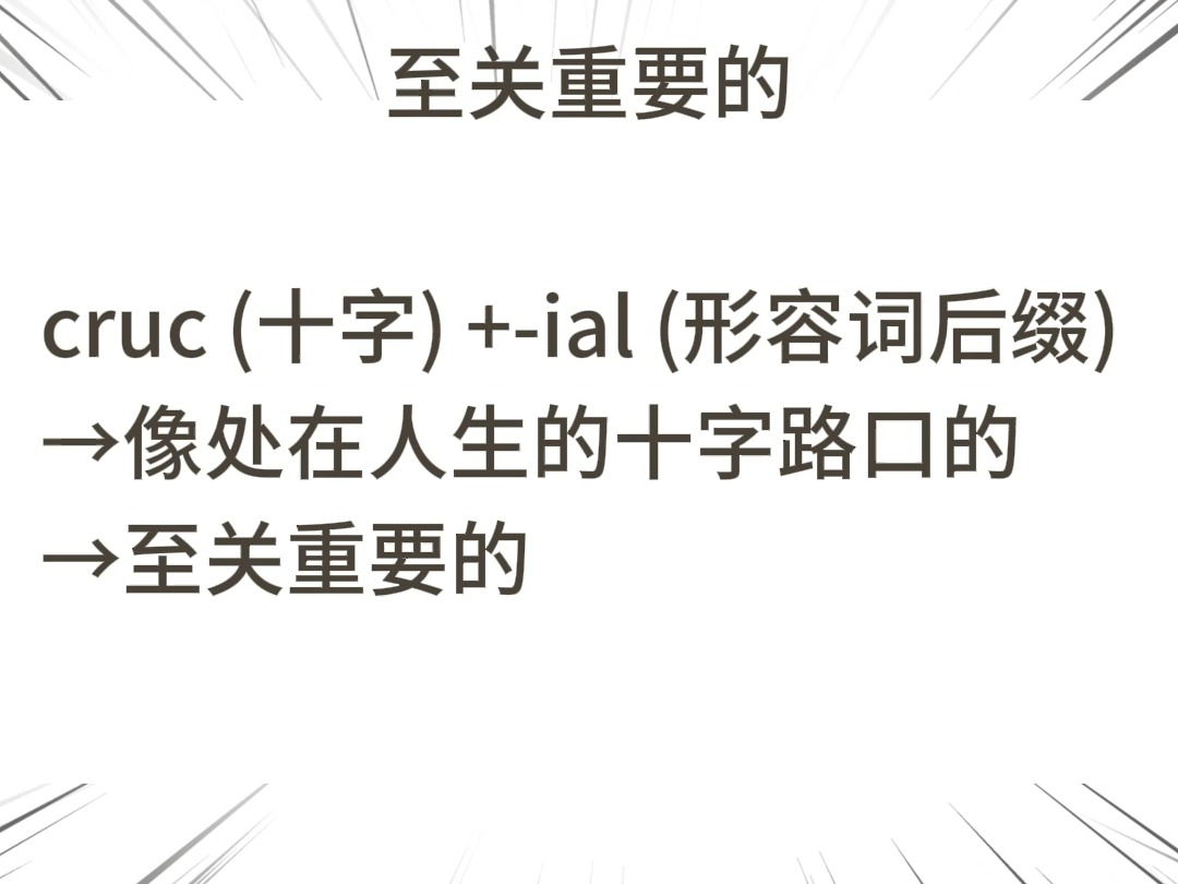 crucial考研高频单词哔哩哔哩bilibili