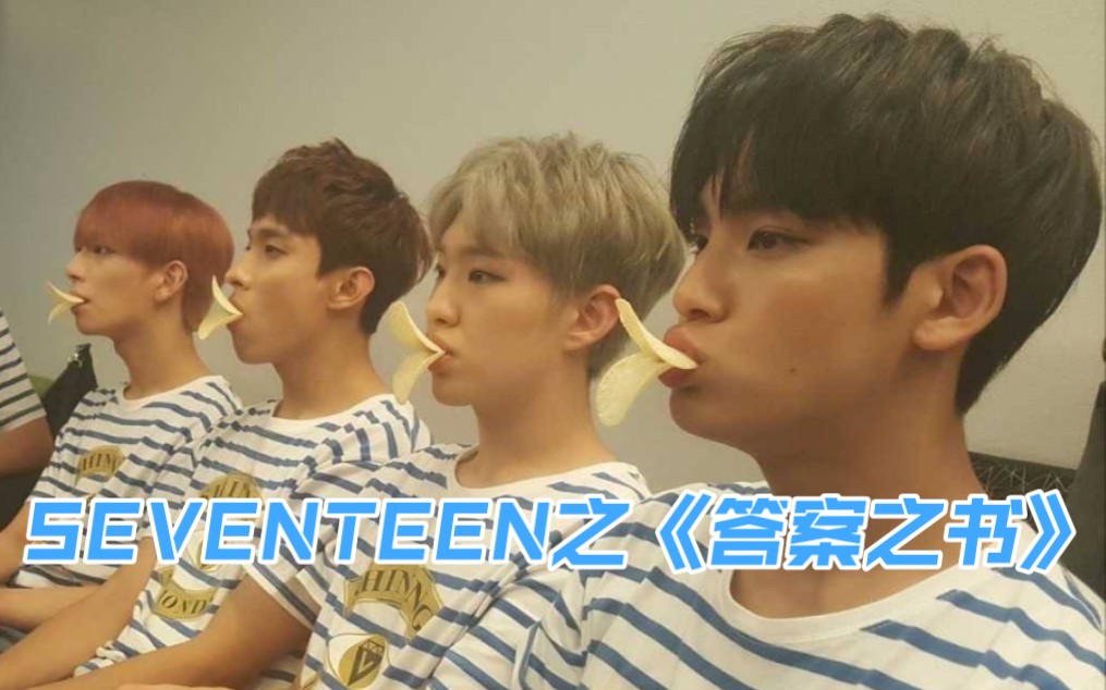 【SEVENTEEN】翻《答案之书》篇哔哩哔哩bilibili