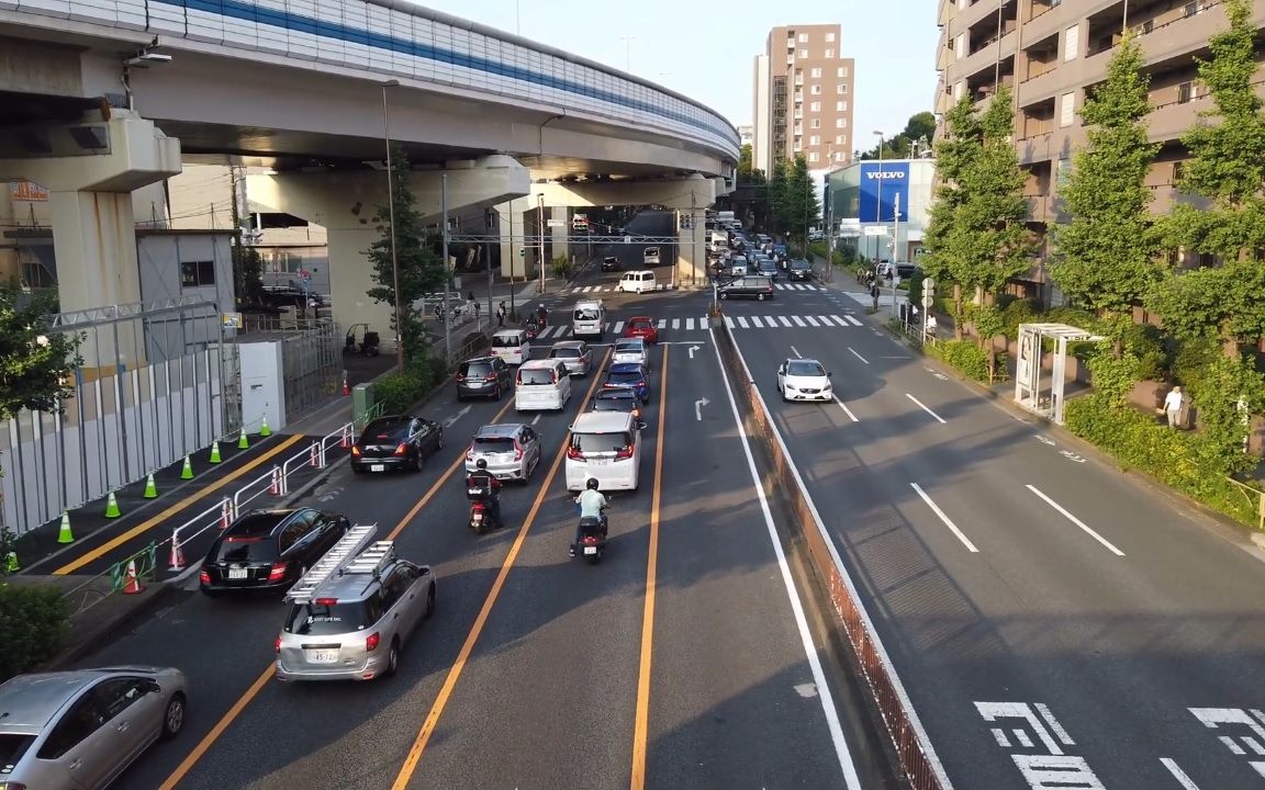 【超清日本】漫步东京世田谷区 用贺高架下广场