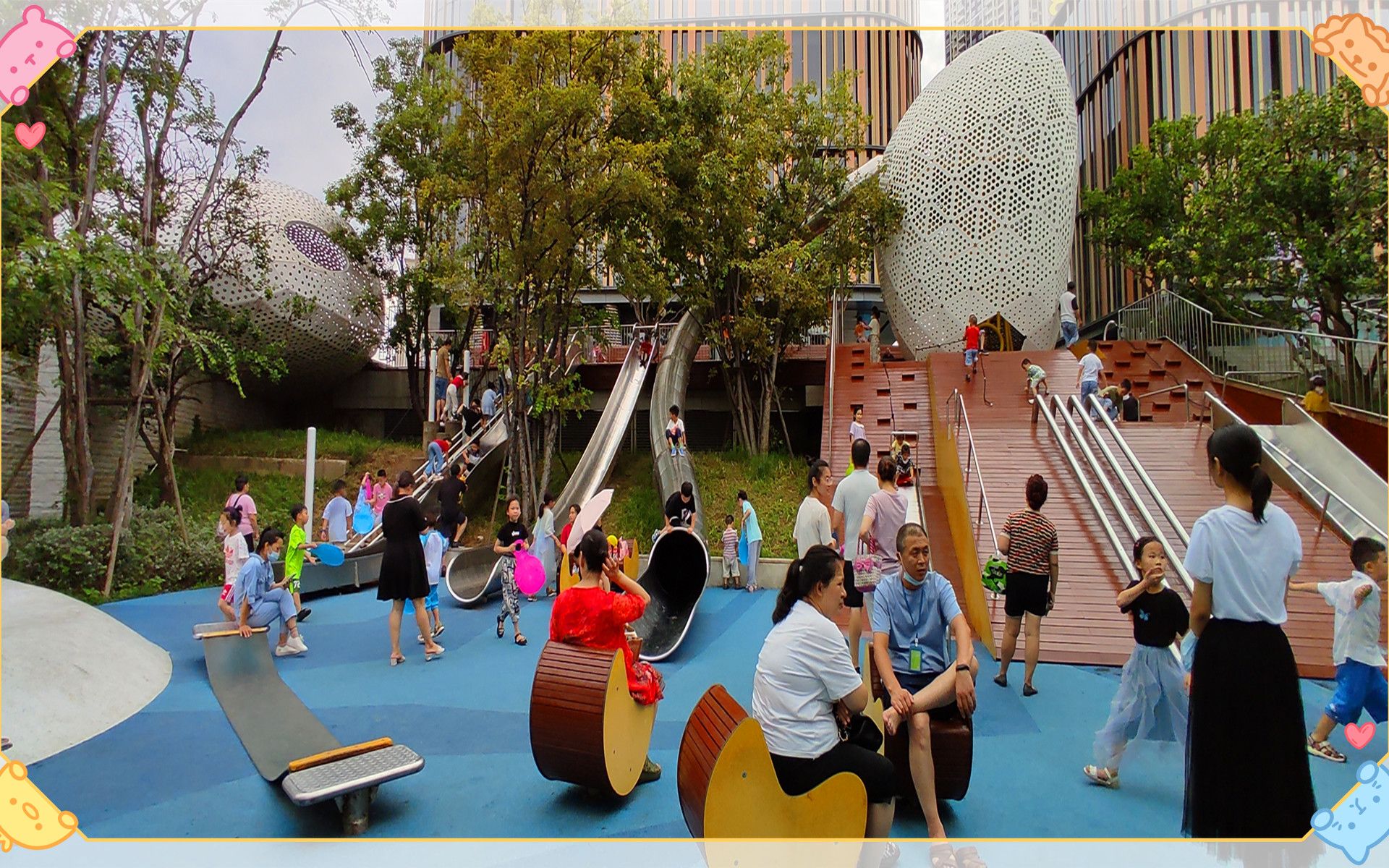 奇趣蛋壳公园一个免费休闲娱乐遛娃拍照打卡好去处