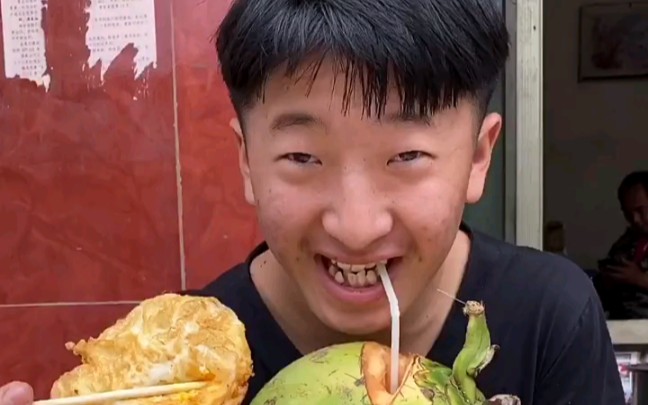 快手土味套餐合集31.美好的一天从傻篮子成杰水果套餐开始.