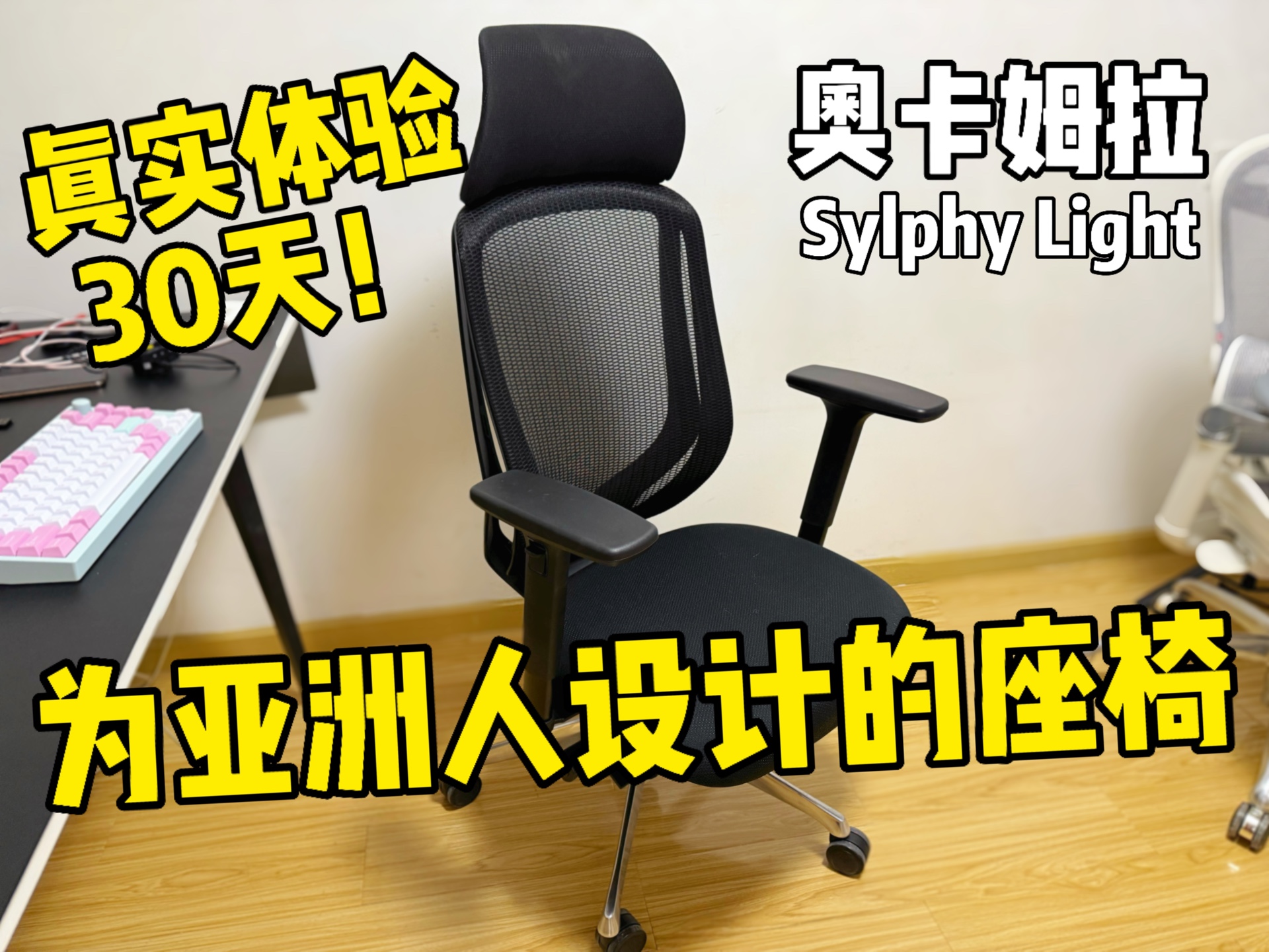 【真实体验30天】为亚洲人设计的座椅——奥卡姆拉Sylphy Light人体工学椅哔哩哔哩bilibili