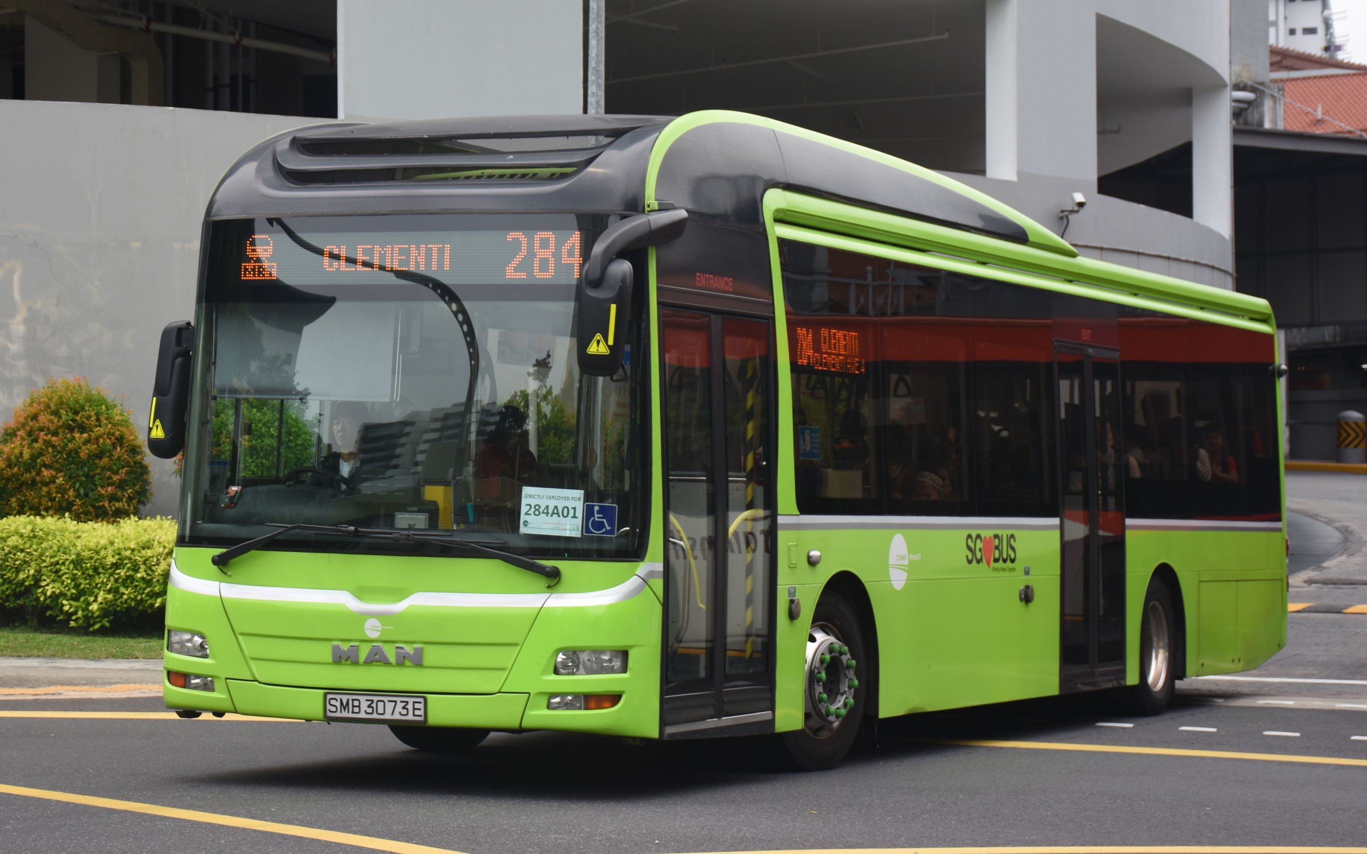 [新加坡公交] tower transit 284路 金文泰66金文泰4道_哔哩哔哩