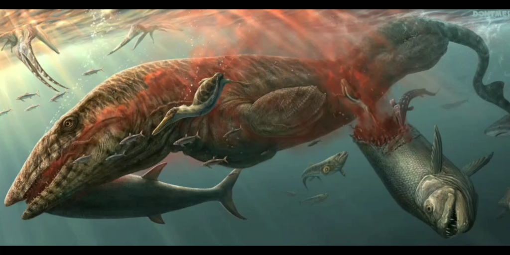 古生物复原图