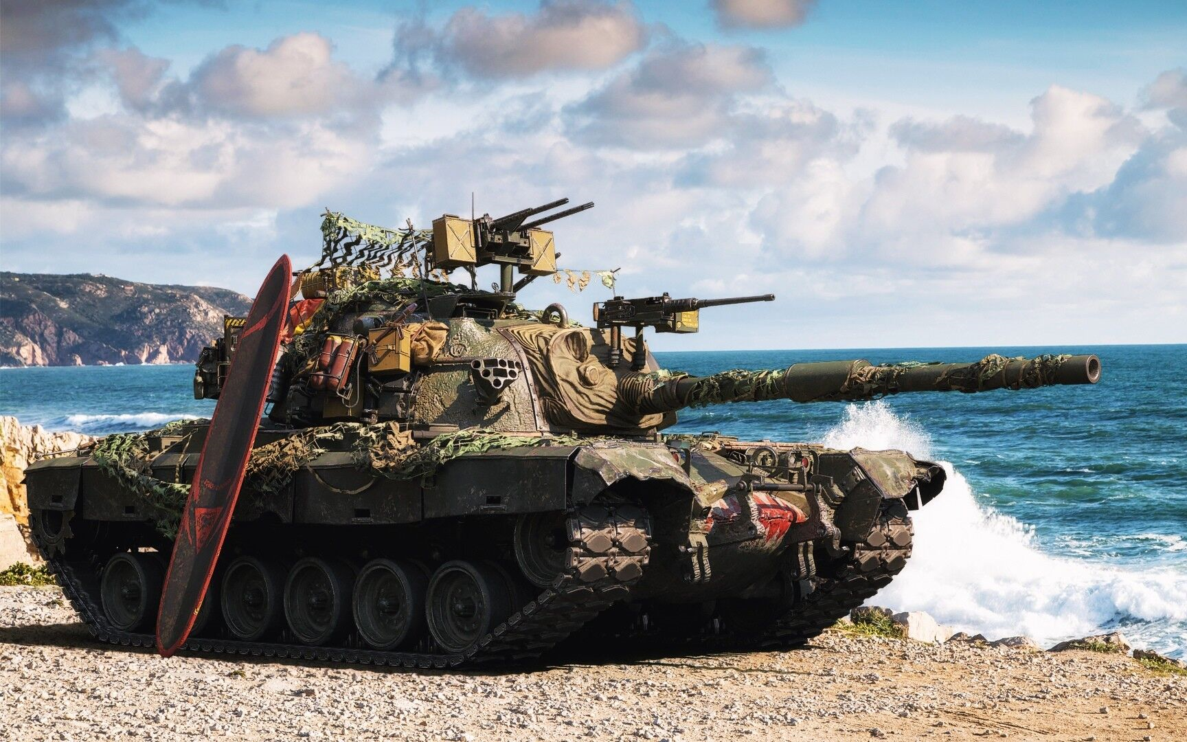 坦克世界强而有力m48a5大巴顿