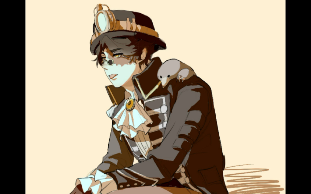 【勘探员/鼹鼠先生】是一款自娱自乐地上色练习