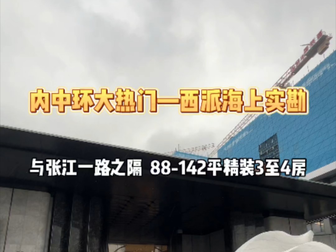 上海内中环大热盘—西派海上实勘!建面88142平精装3至4房,与张江一路之隔!哔哩哔哩bilibili