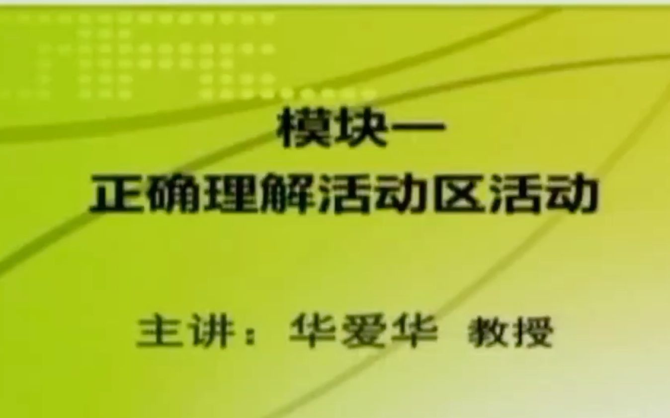 [图]《3—6岁儿童学习与发展指南》专题九 ： 实践运用：活动区活动中的学习与指导（一） 正确理解活动区活动