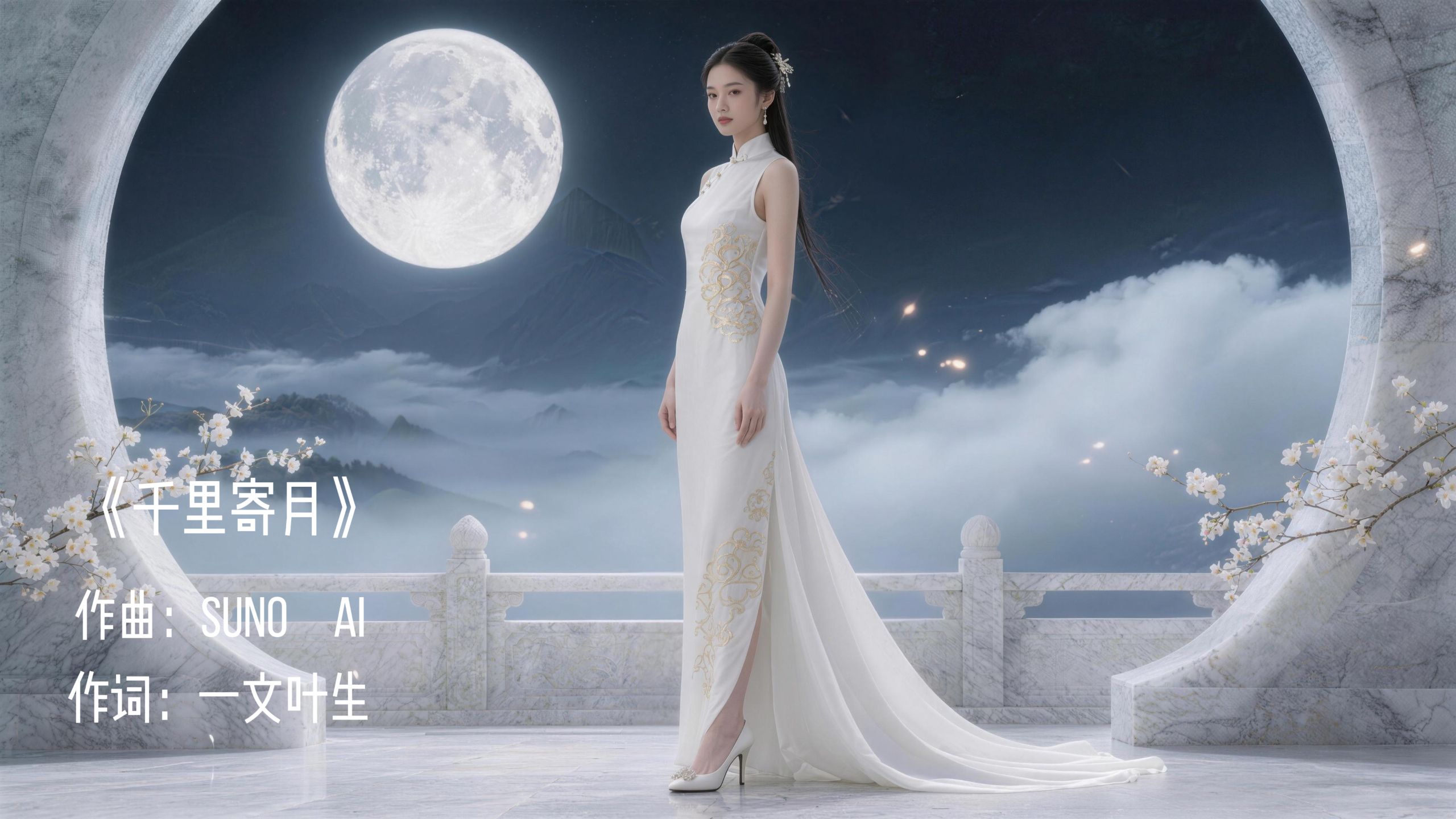 《千里寄月》AI音乐  4K超清