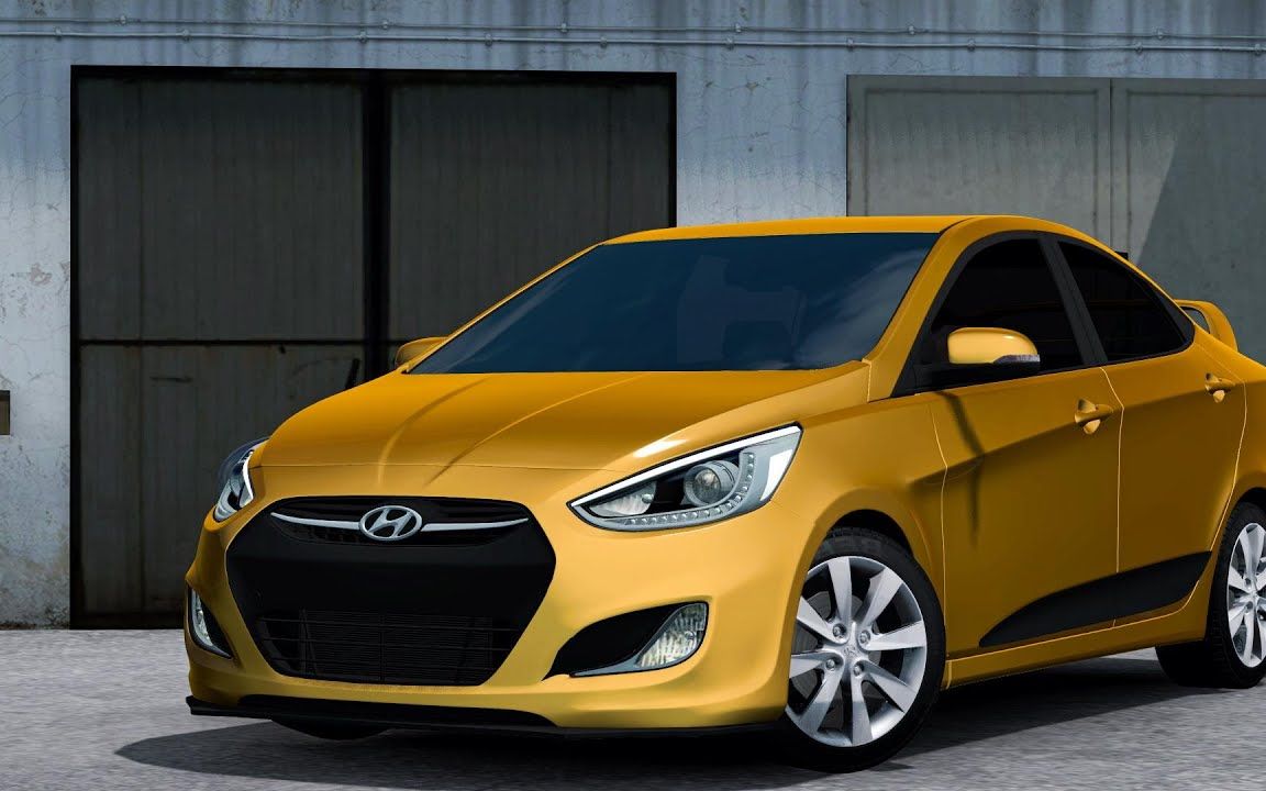 【ETS2】 现代 雅绅特Hyundai Accent 2010 1.38可用哔哩哔哩bilibili