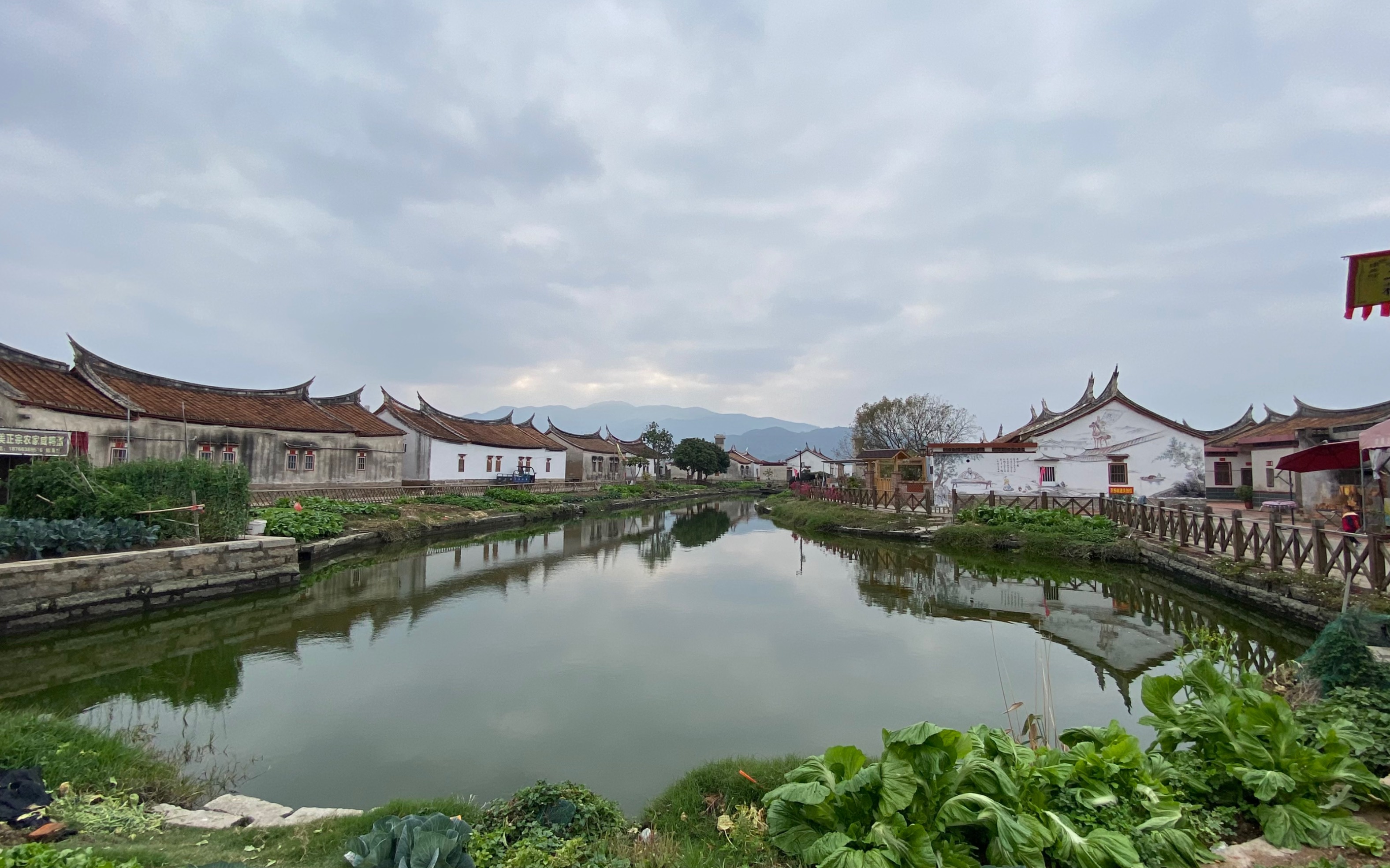 漳州埭美古村航拍