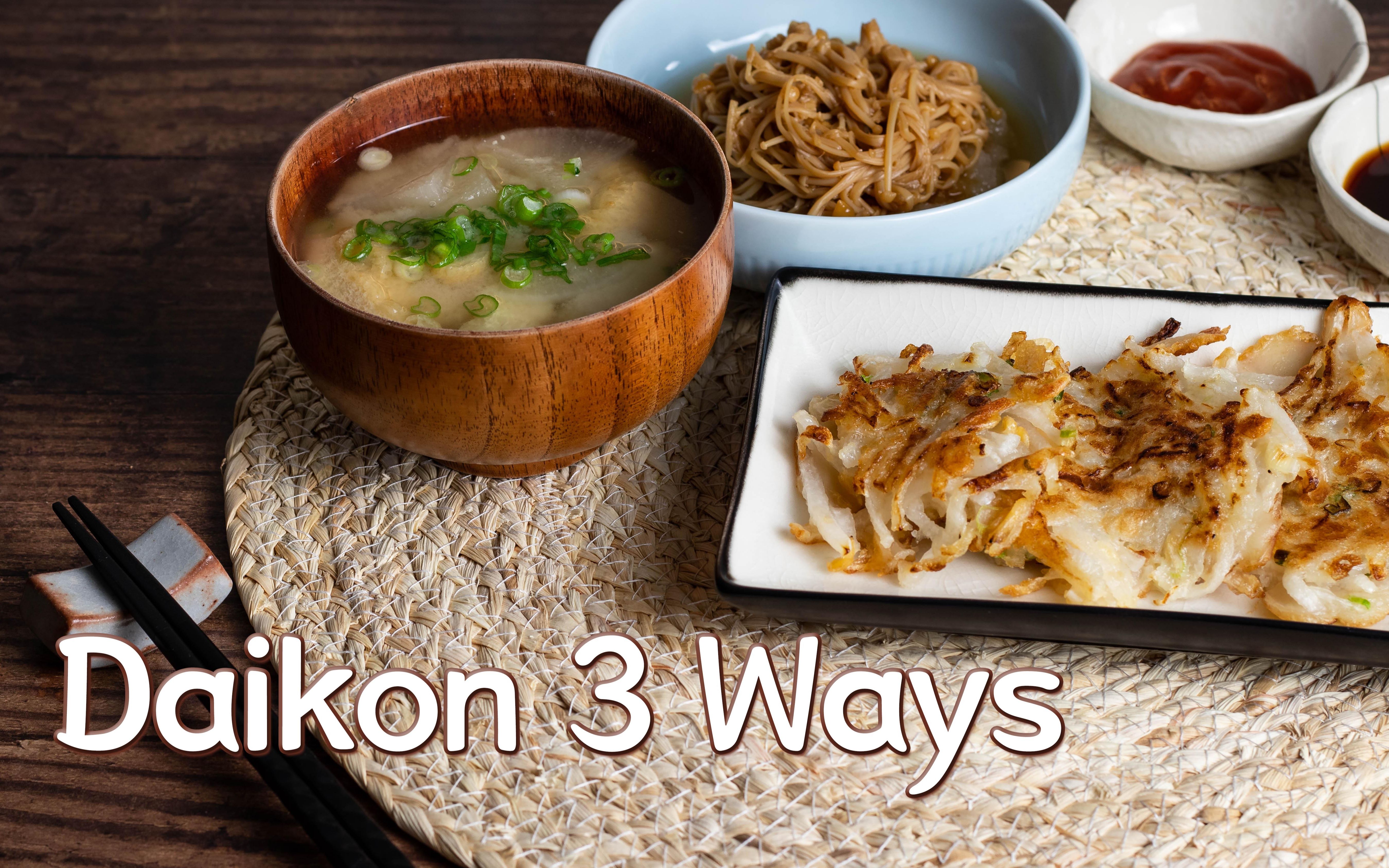 【songlings kitchen】making 3-course meal with daikon radish