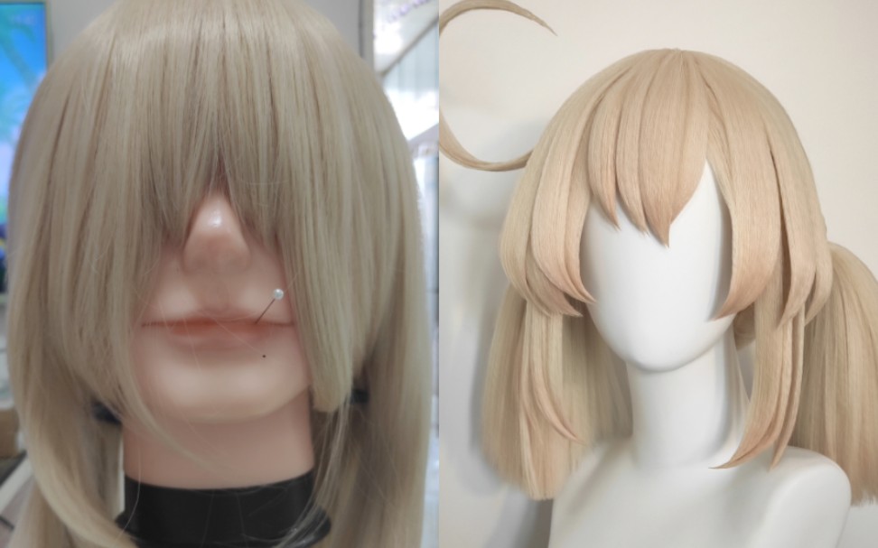 【cos假发造型】反重力呆毛练手加全头玉米烫 尝试打了点渐变 一顶修