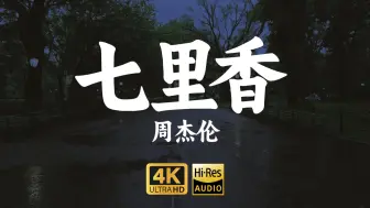 Download Video: 【4K-HiRes】《七里香》周杰伦“雨下整夜，我的爱溢出就像雨水，华语乐坛纷飞的最美丽章节”