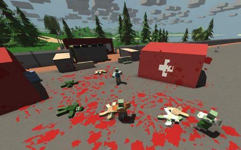 卡利兹unturned非官方地图生存6土匪窝点防毒面具