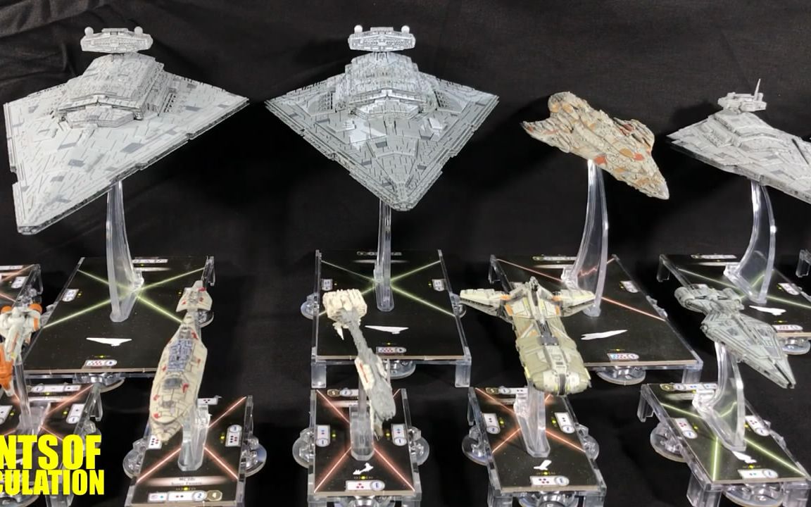 [图]星球大战 舰队 Star Wars Armada 某国外玩家的收藏 2018