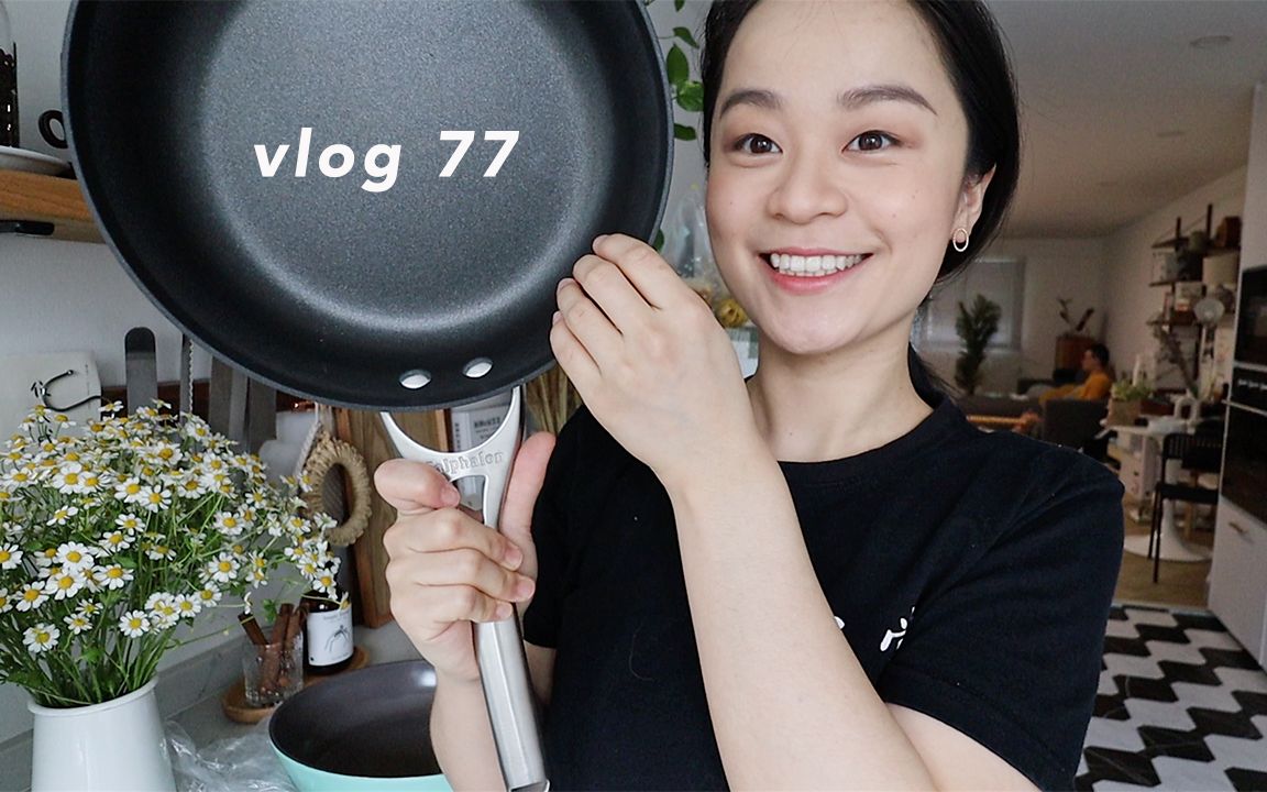 【Belinda】VLOG 77 | 新买的平底锅好好用 | 超满足的炸鸡三明治 | sangria水果酒 | 有鲜花陪伴的一周 | 别样海外购哔哩哔哩bilibili