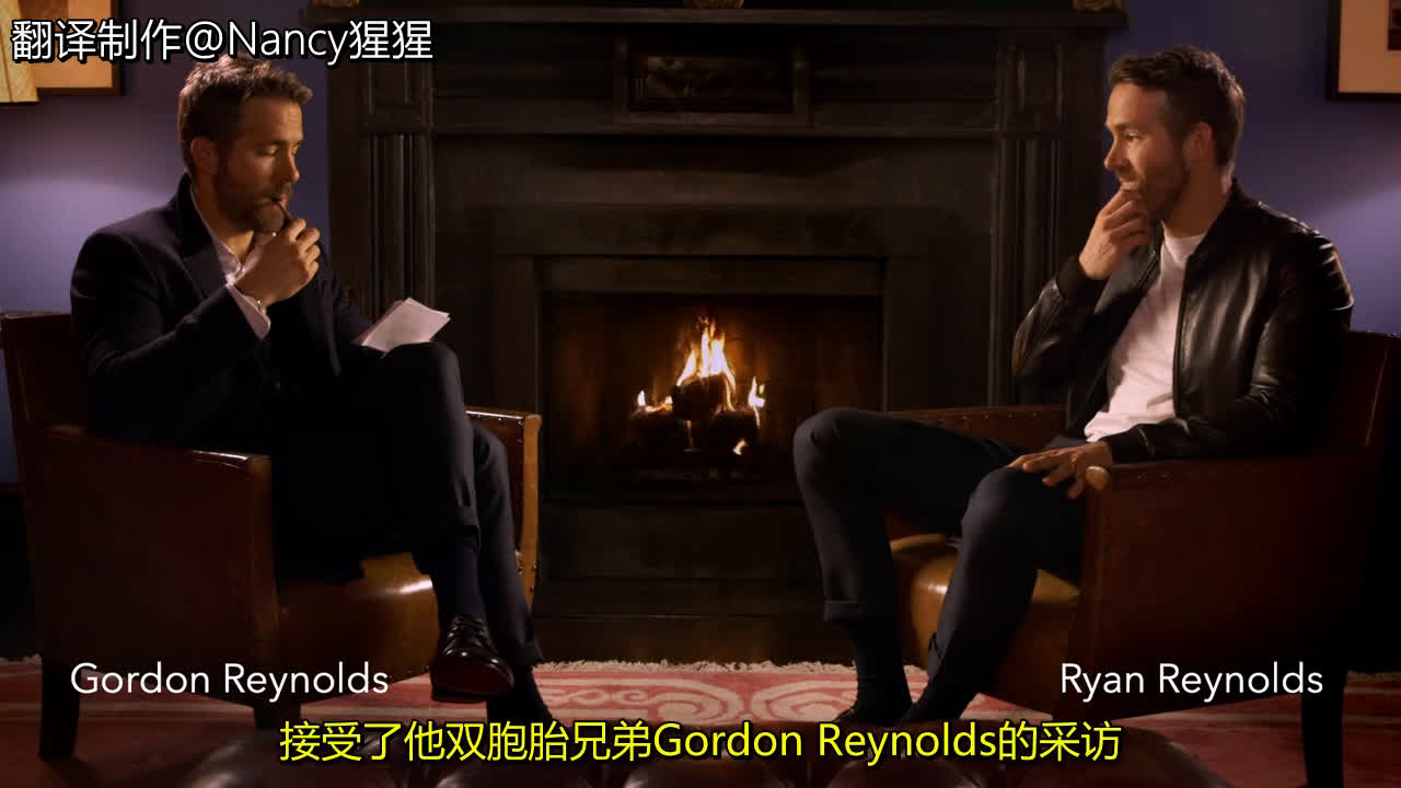 GQ杂志年度人物RyanReynolds死侍同学自己采访自己哔哩哔哩bilibili