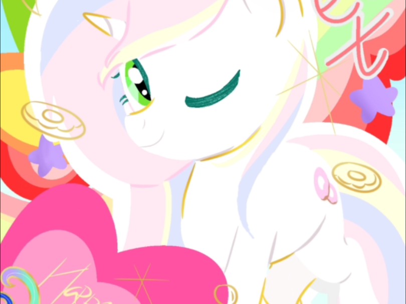 一只甜馨薇薇及其他马设的绘画过程!【mlp绘画】