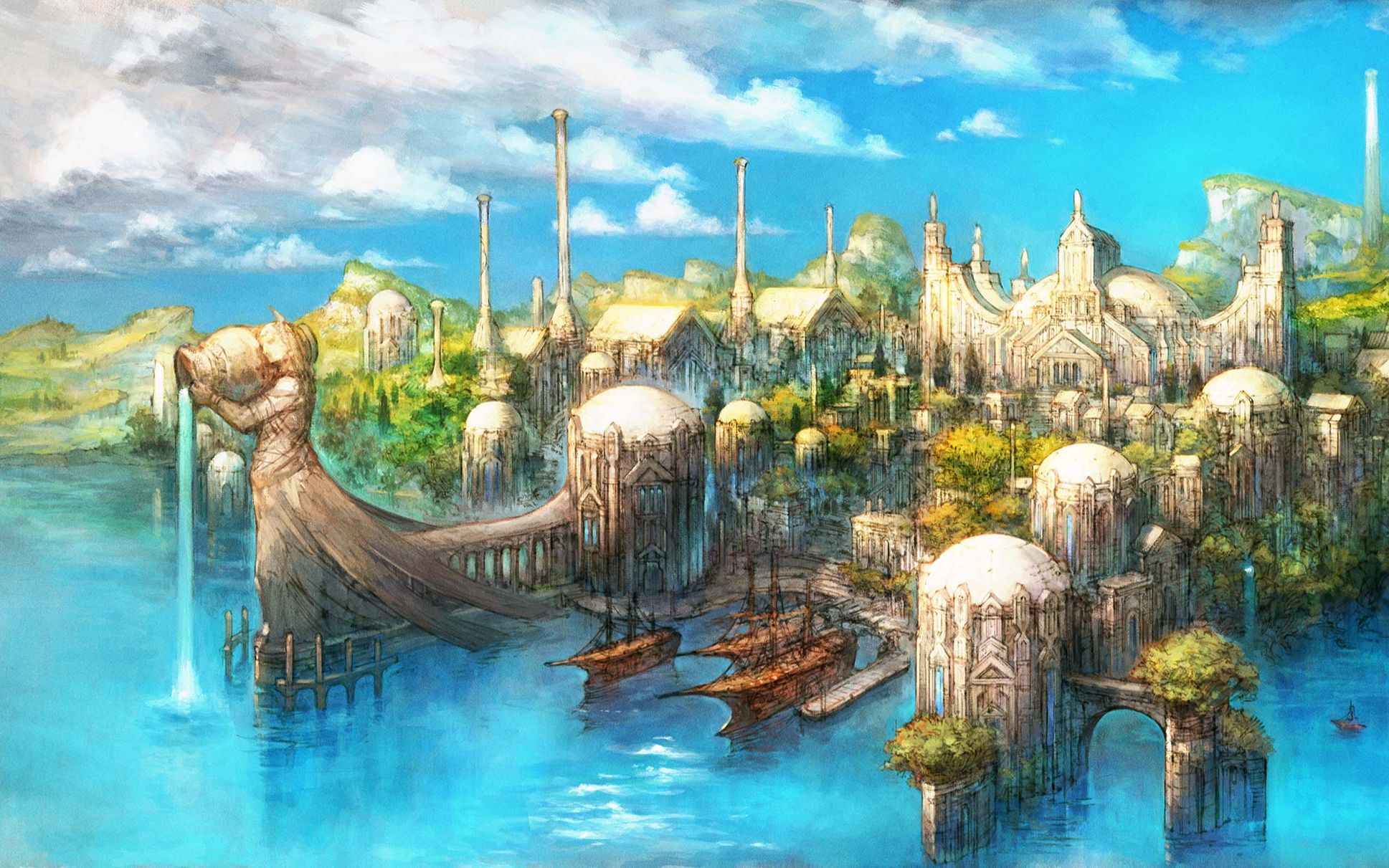 【ff14】6.0支线剧情任务 旧萨雷安