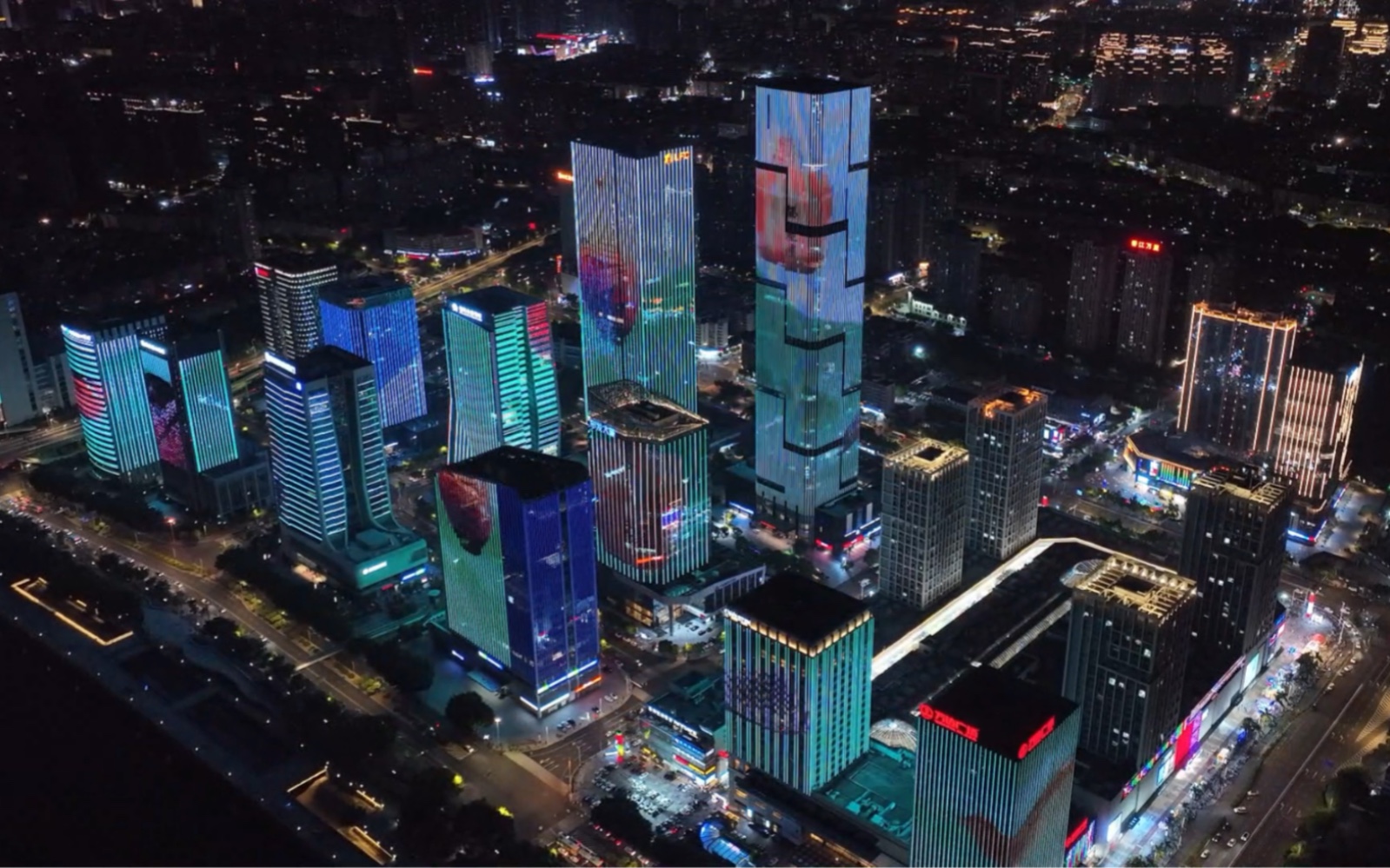 福州金融街夜景