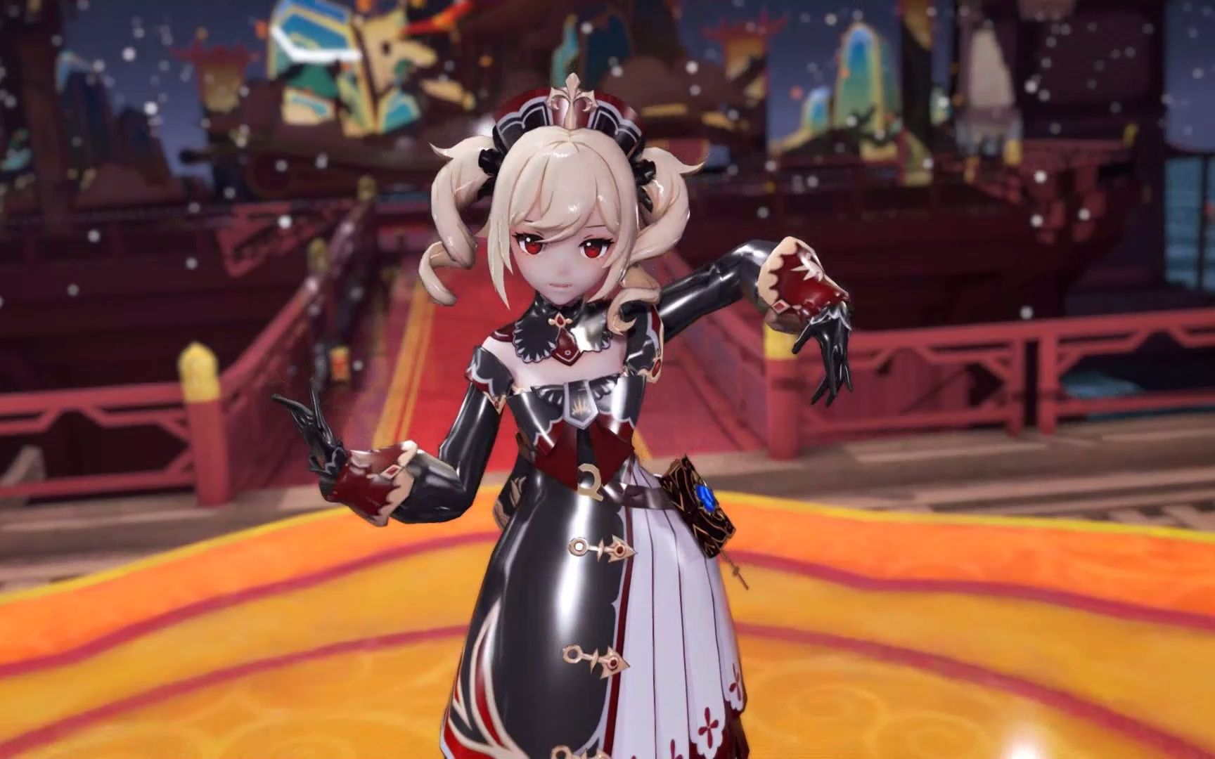 原神mmd 恶堕芭芭拉-暗焰无睹 海灯节献舞