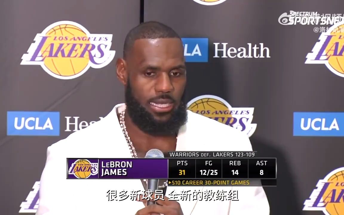 【NBA】赛后采访 詹姆斯:首场比赛和预期差不多 失误太多 需要继续磨合.哔哩哔哩bilibili