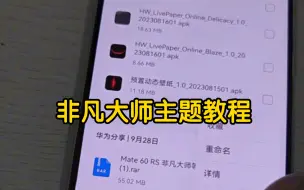 Download Video: 华为非凡大师主题教程，华为鸿蒙系统的手机带息屏显示的可用