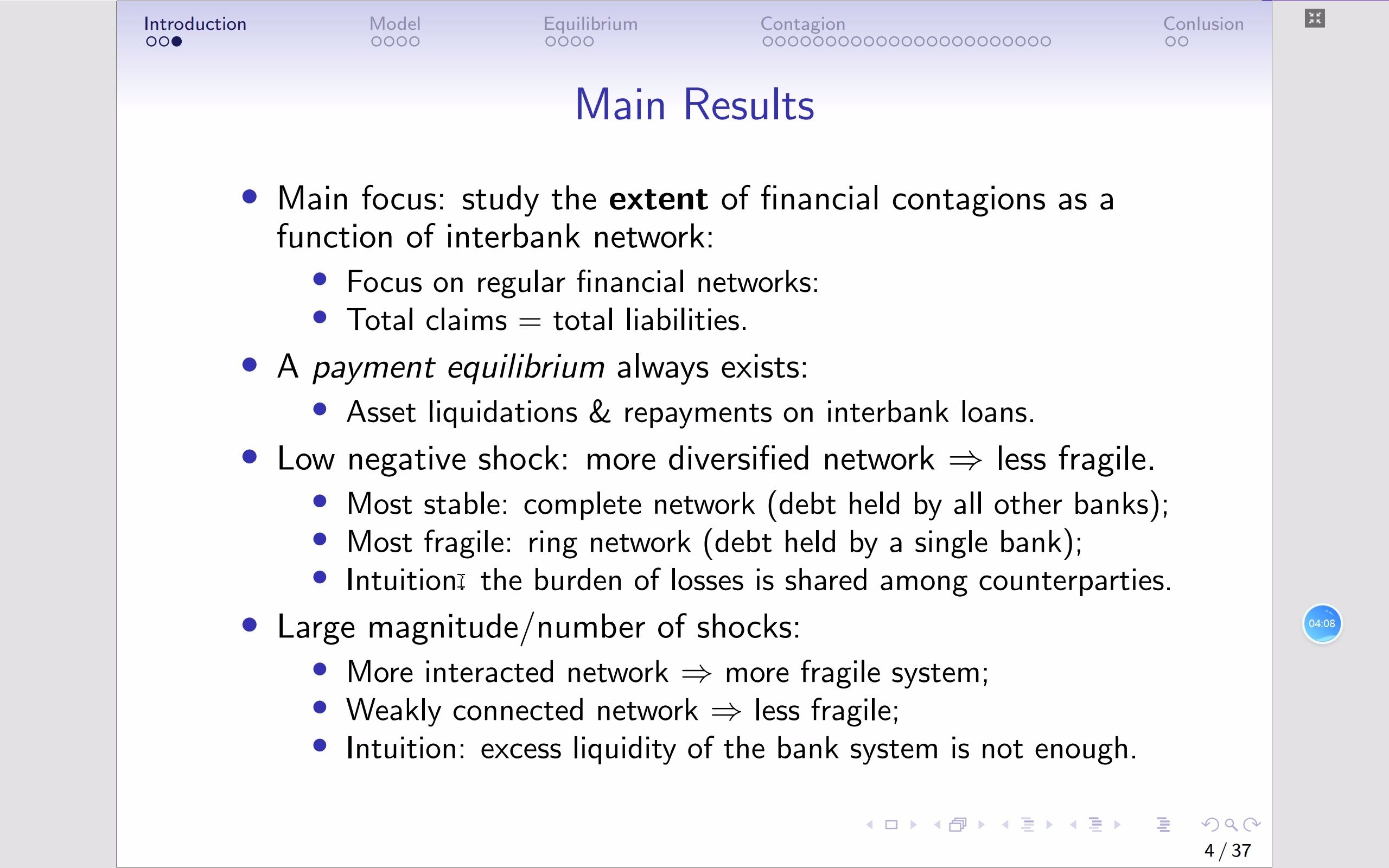 【论文笔记】Systemic Risk and Stability in Financial Networks哔哩哔哩bilibili