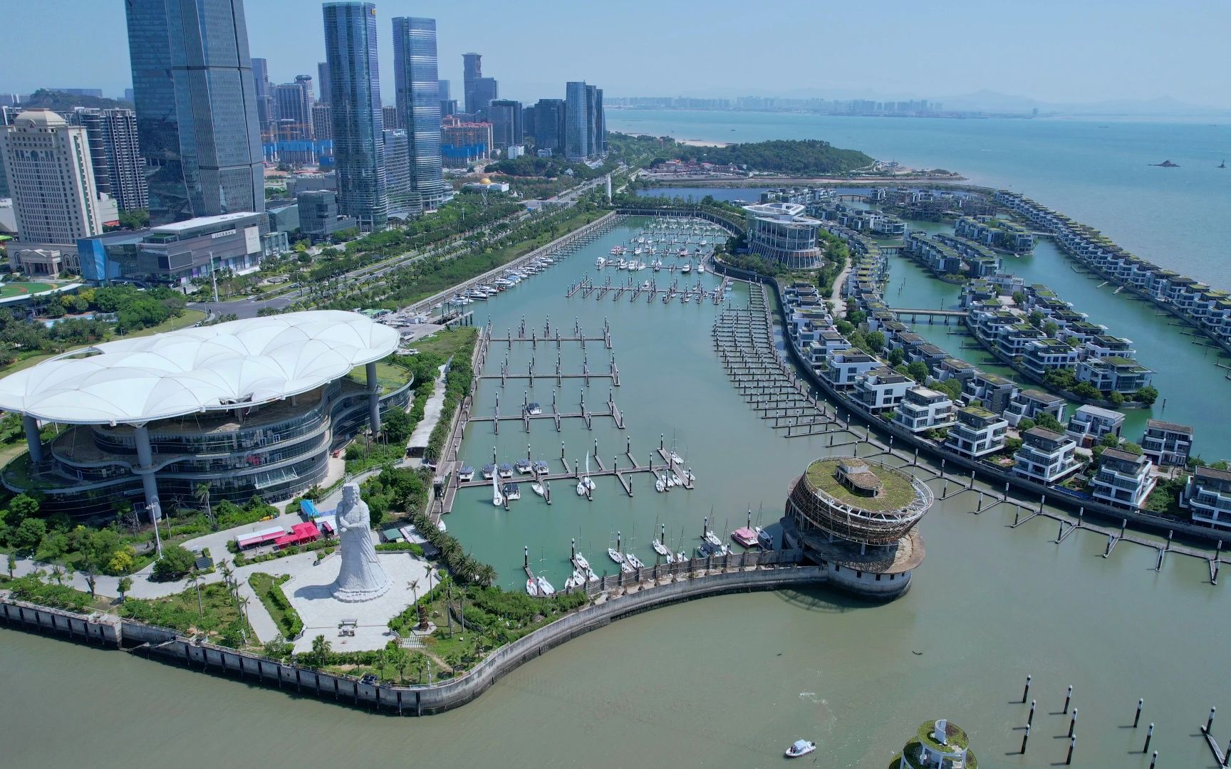 航拍厦门·香山游艇会