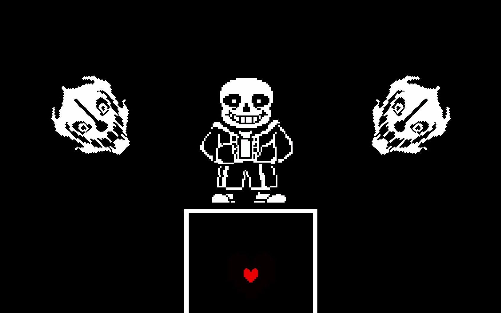 【hard mode sans by walar】walar的困难衫一阶段无药二阶段通关(无