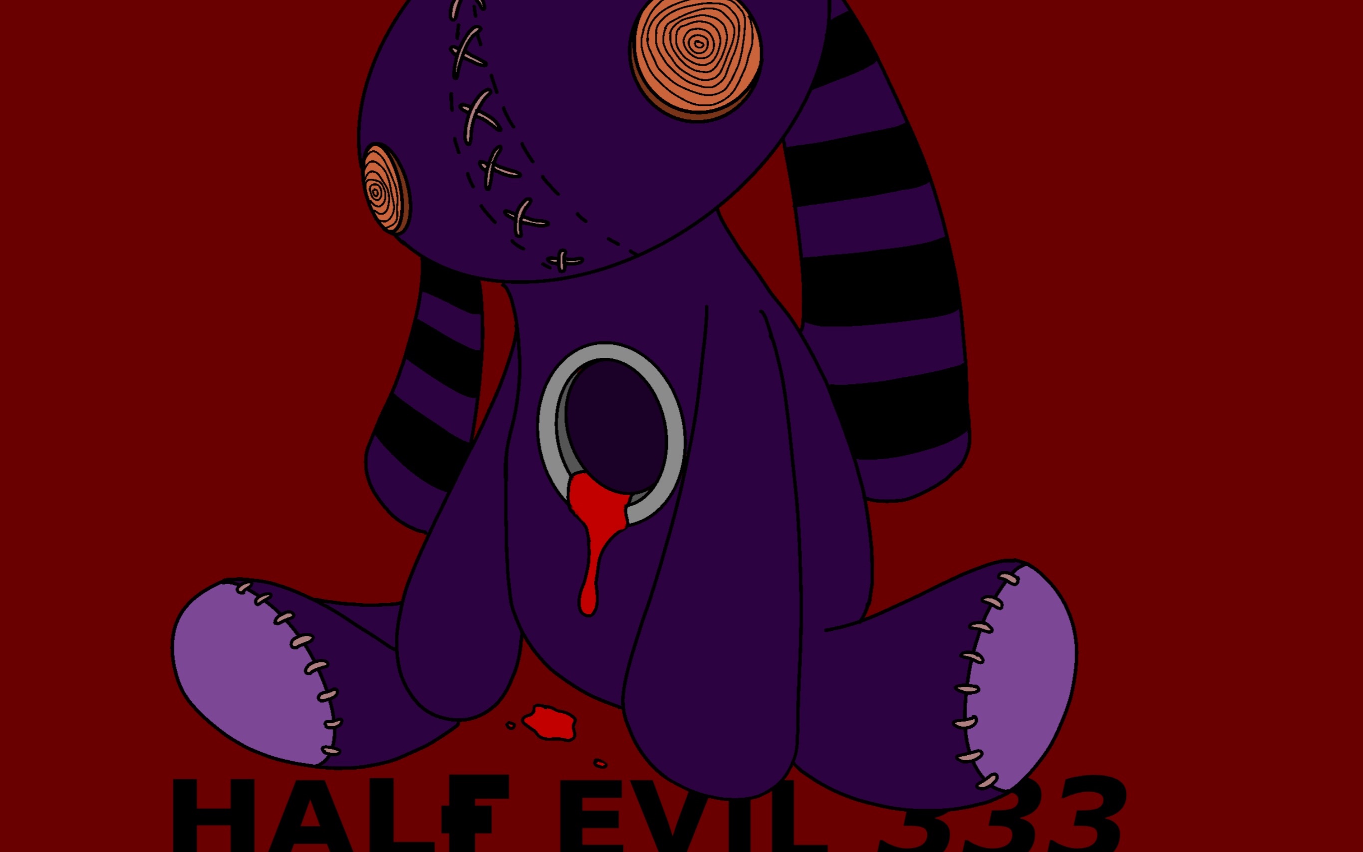 【procreate】恶魔小兔子(没有心就不会难过)