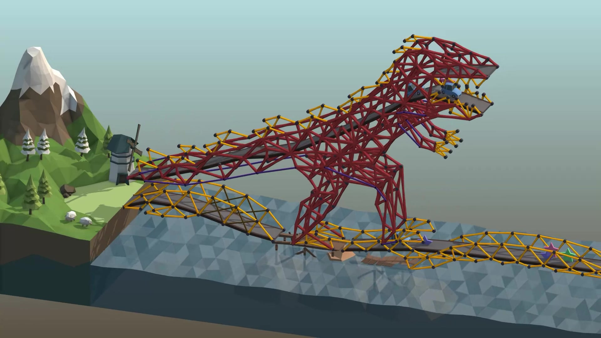 poly bridge桥梁构造者2-14关通关攻略 有什么好玩的游戏推荐