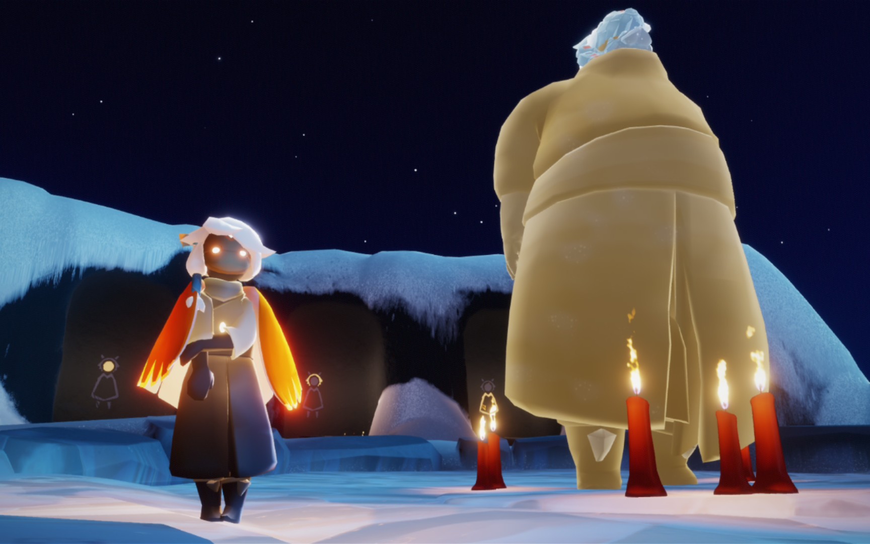 【光遇/国际服】是火先祖,肝到武士裤啦!_sky光遇