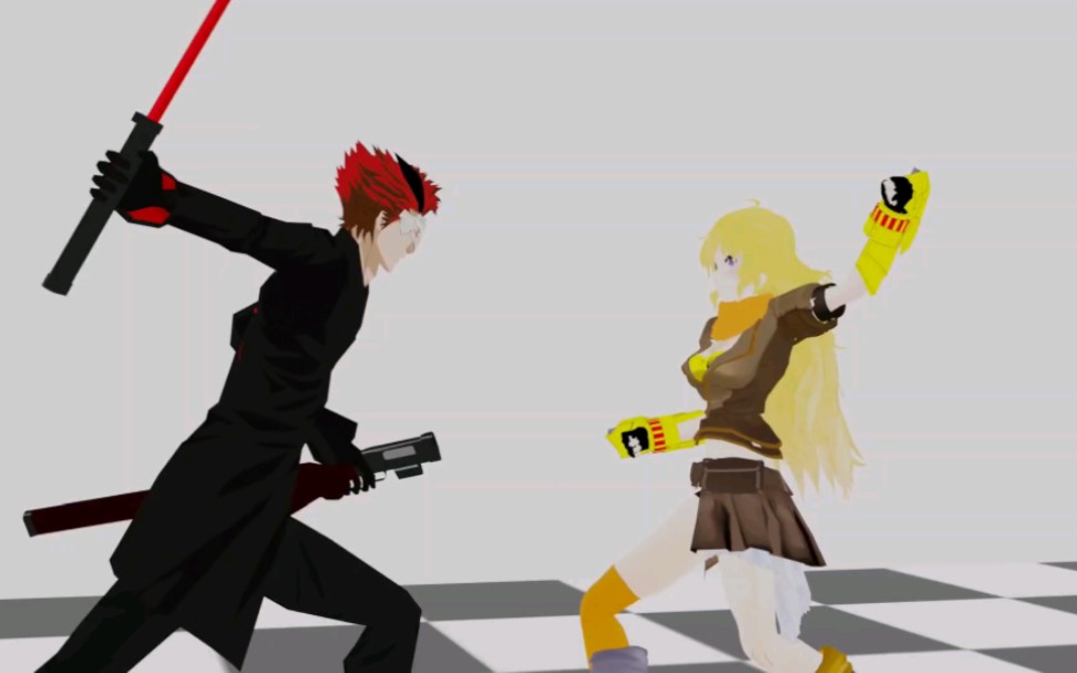 [图]『RWBY/同人』—Yang VS Adam