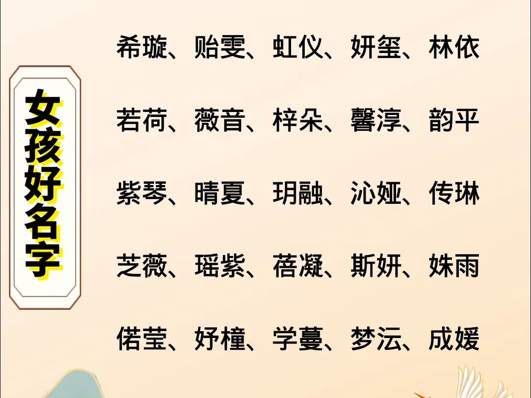 如何起一个超甜的女孩名字?温柔如水的女孩名字大全!—潍坊宝宝起名王易明哔哩哔哩bilibili