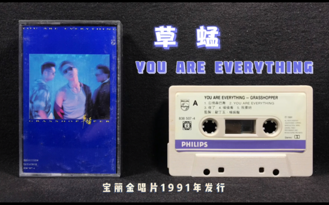 [图]草蜢《YOU ARE EVERYTHING》专辑 宝丽金唱片1991年发行 原版磁带 试听分享