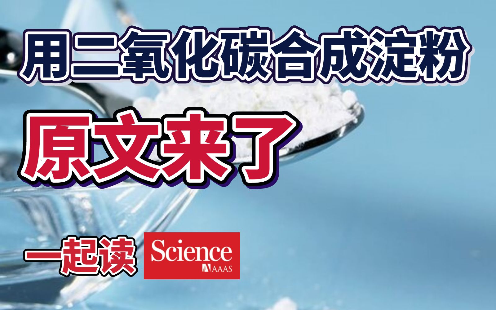 【复旦赵斌】中国科学家从二氧化碳到淀粉的原文 | 不是空穴来风,也不是开天辟地 | 一起读Nature & Science 034哔哩哔哩bilibili