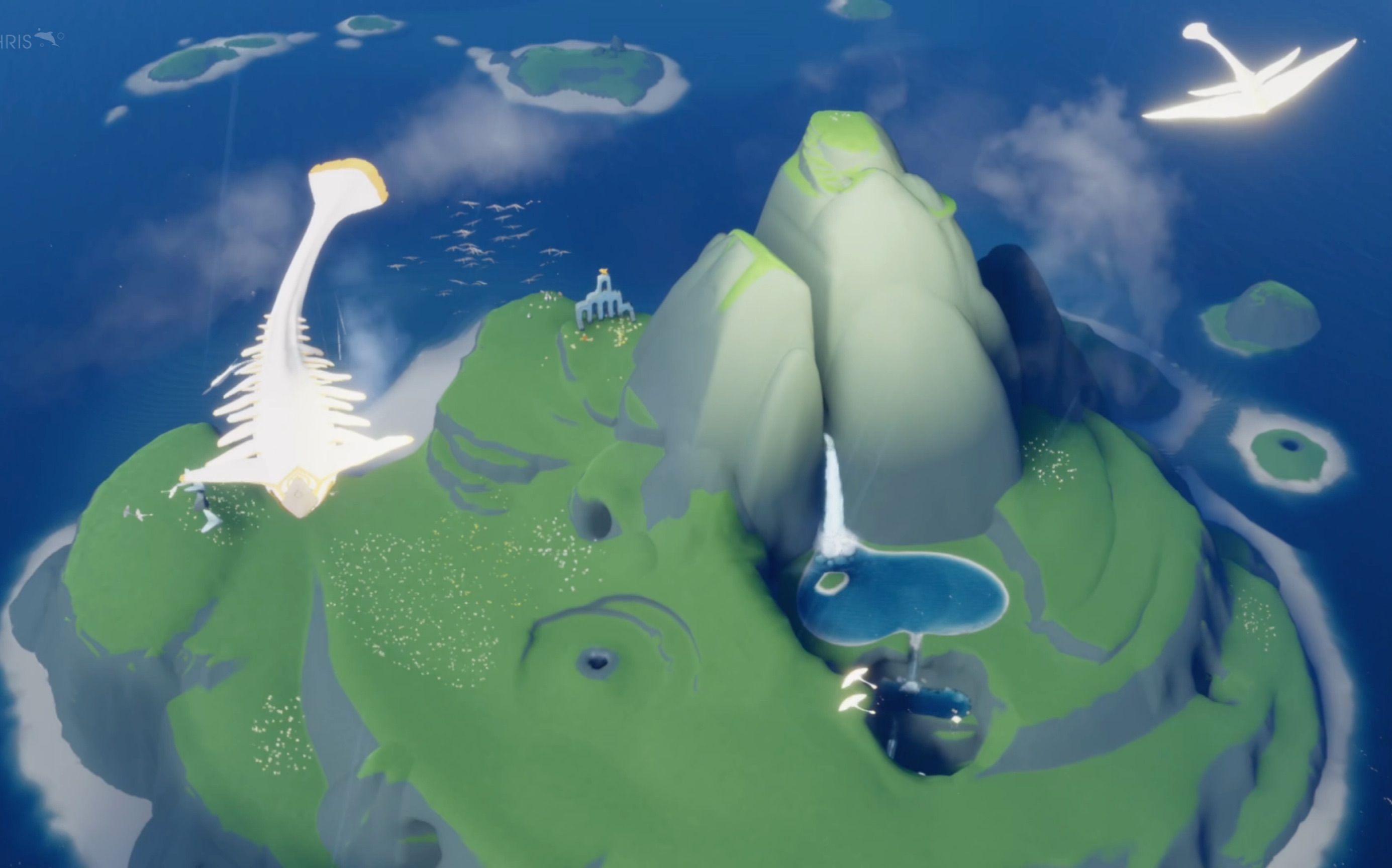 【4k画质光遇cut】《光遇》我在光遇拍大鱼的mv_sky光遇