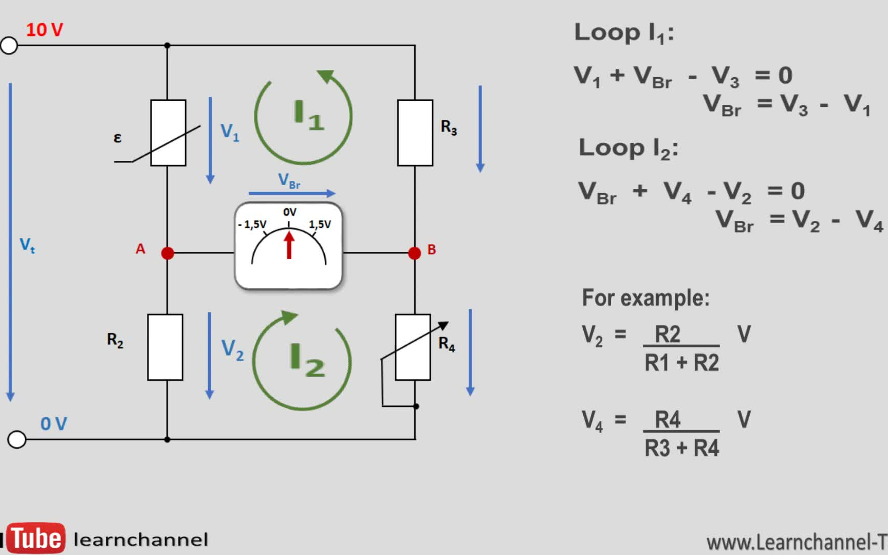 [图]应变片与惠斯通电桥_Wheatstone Bridge with strain gauge explained