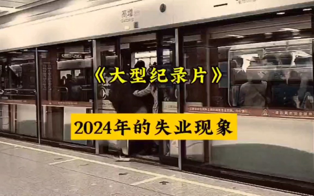 大型纪录片《2024年失业潮》持续为你播出!!!!!!!!哔哩哔哩bilibili