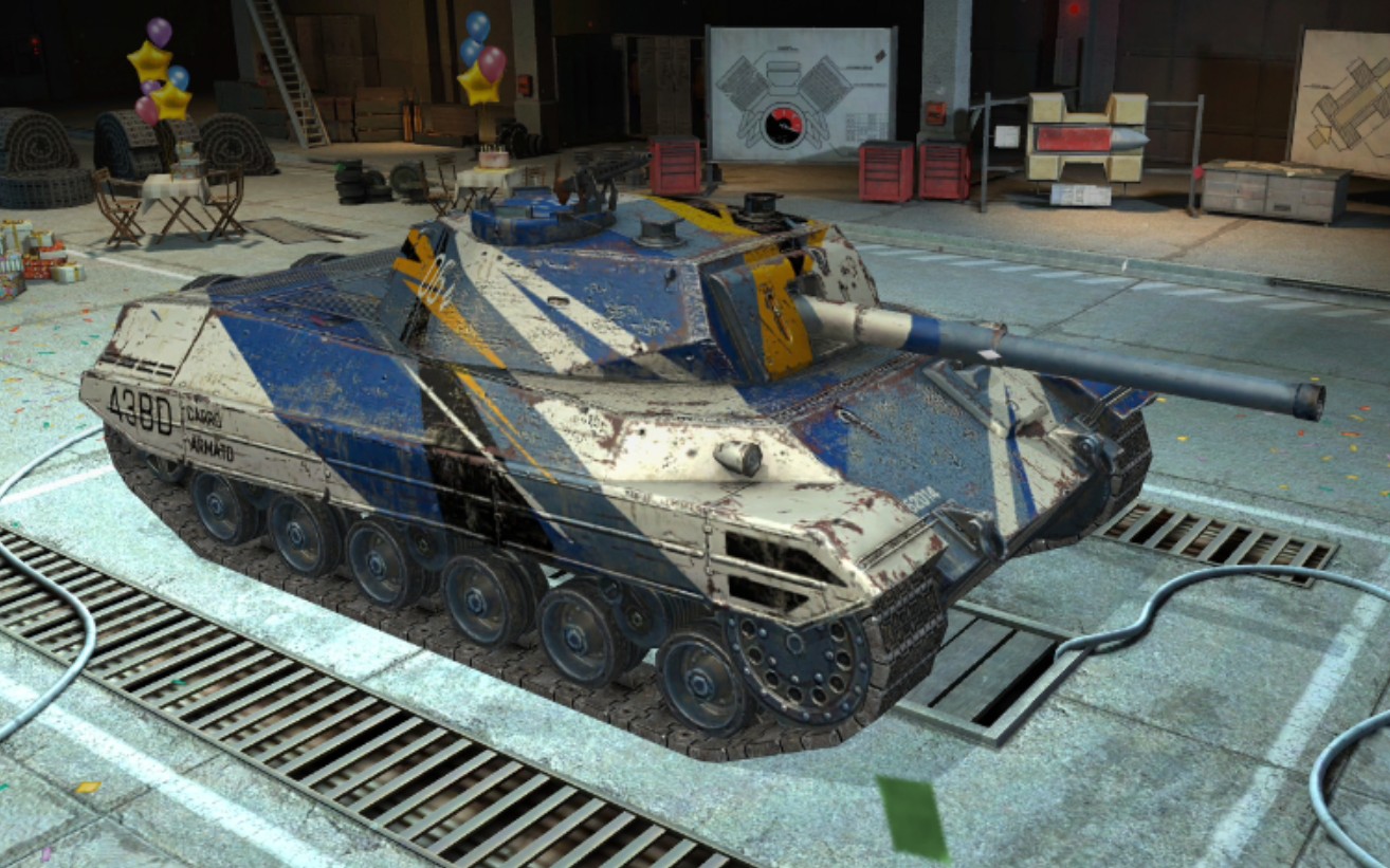 wotb六周年纪念版p43提车现场