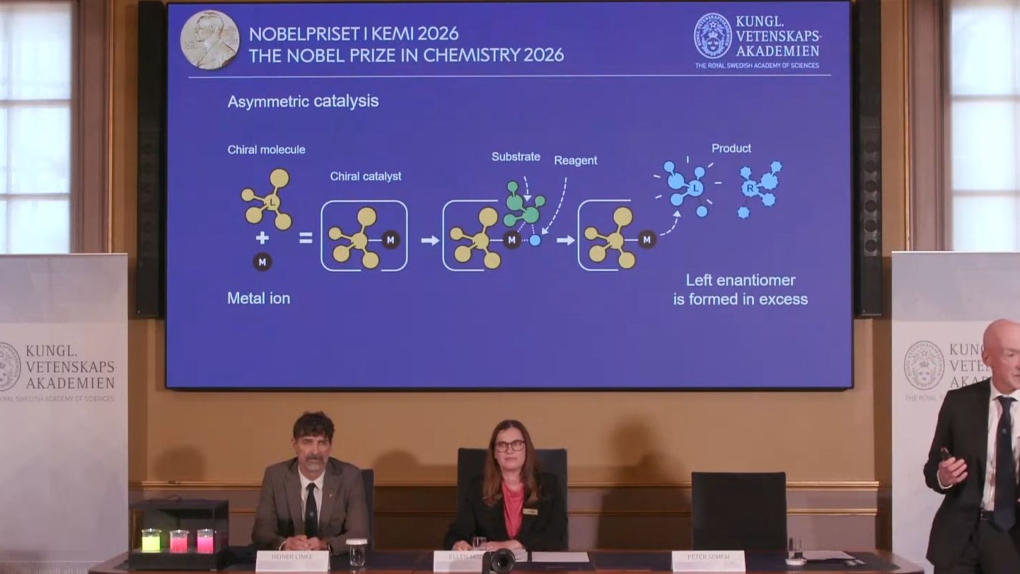 2026诺贝尔化学奖颁奖现场_奖项颁给不对称有机合成(中英字幕)