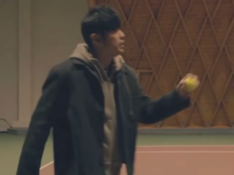 双厨狂喜 周杰伦联动nike 要求是拍广告的时候要打网球