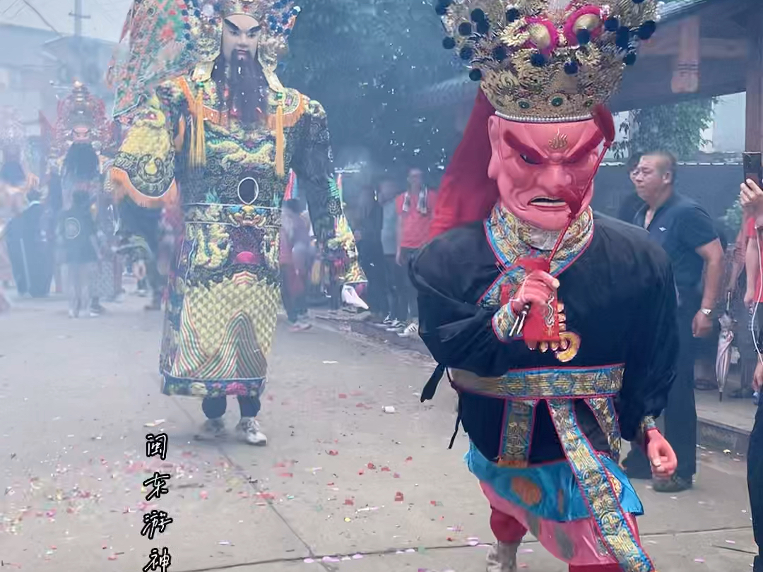 福州长乐文岭前董村游神现场#闽东游神文化 #福建游神