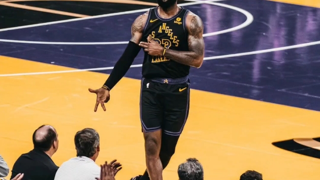 勒布朗詹姆斯!今日比赛狂坎40分!真正的king