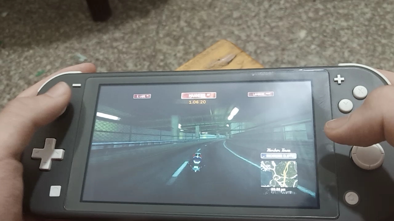 [图]switch lite试玩火爆狂飙天堂重制版