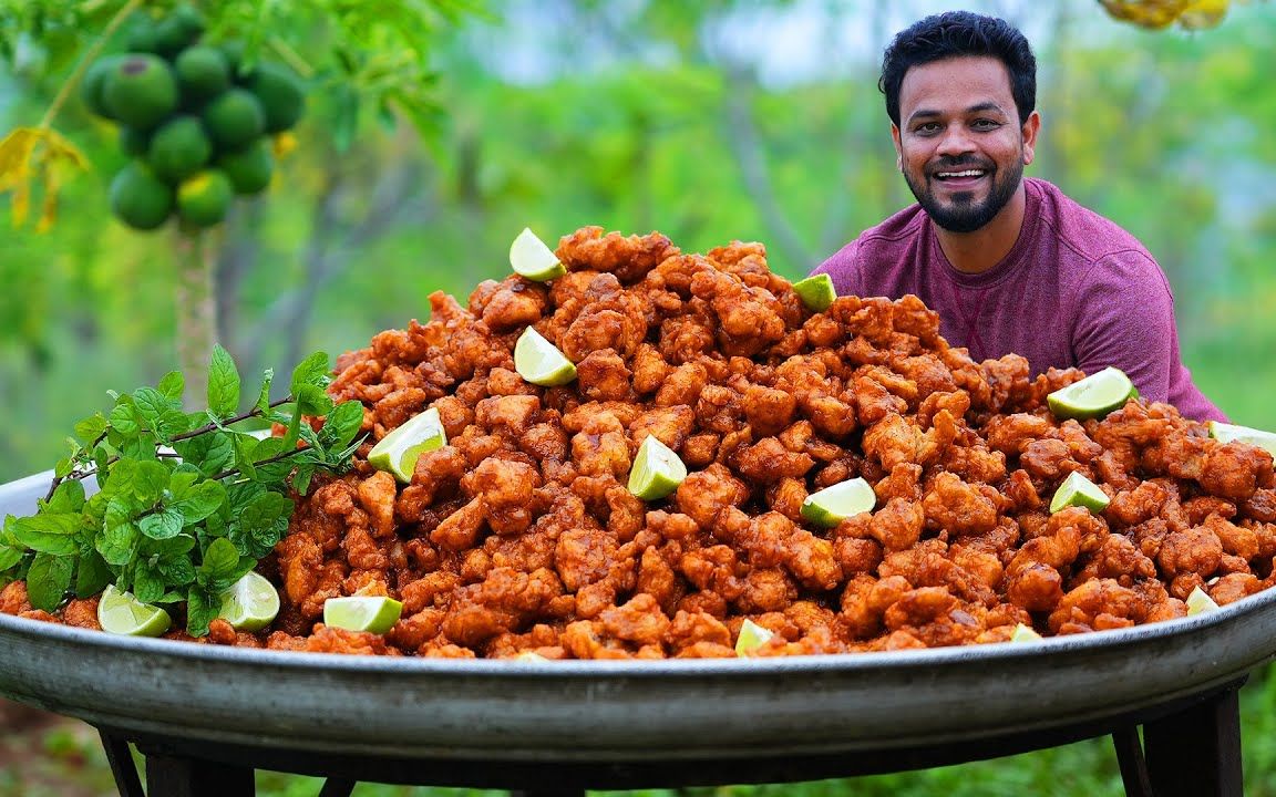 印度美食-蜂蜜裹炸鸡块