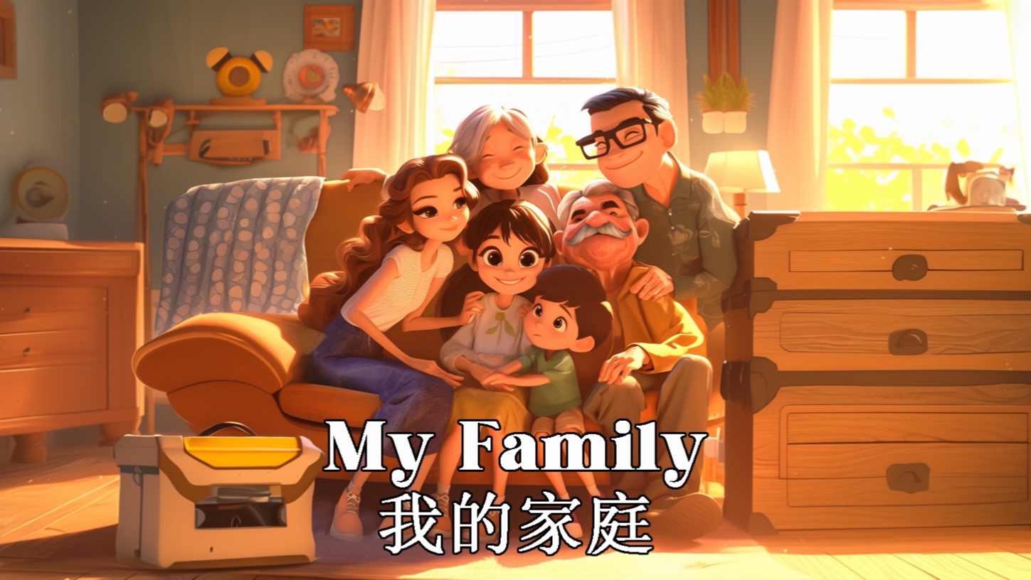 [图]儿童英语 | My Family我的家庭 | 学习介绍家庭成员